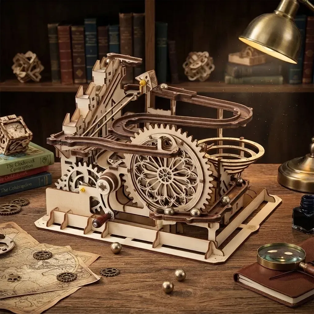 Wooden Mechanical Puzzles Marble Parkour