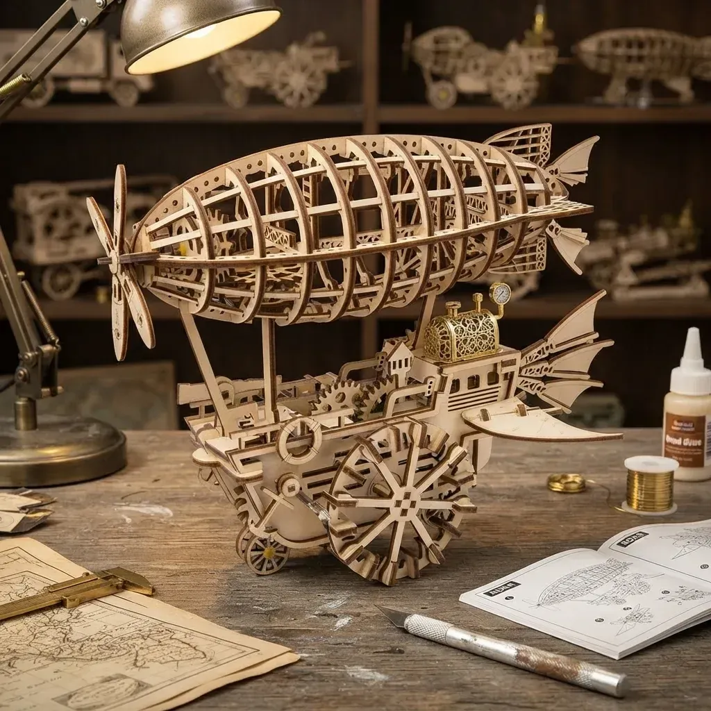 Wooden Mechanical Puzzles Air Explorer
