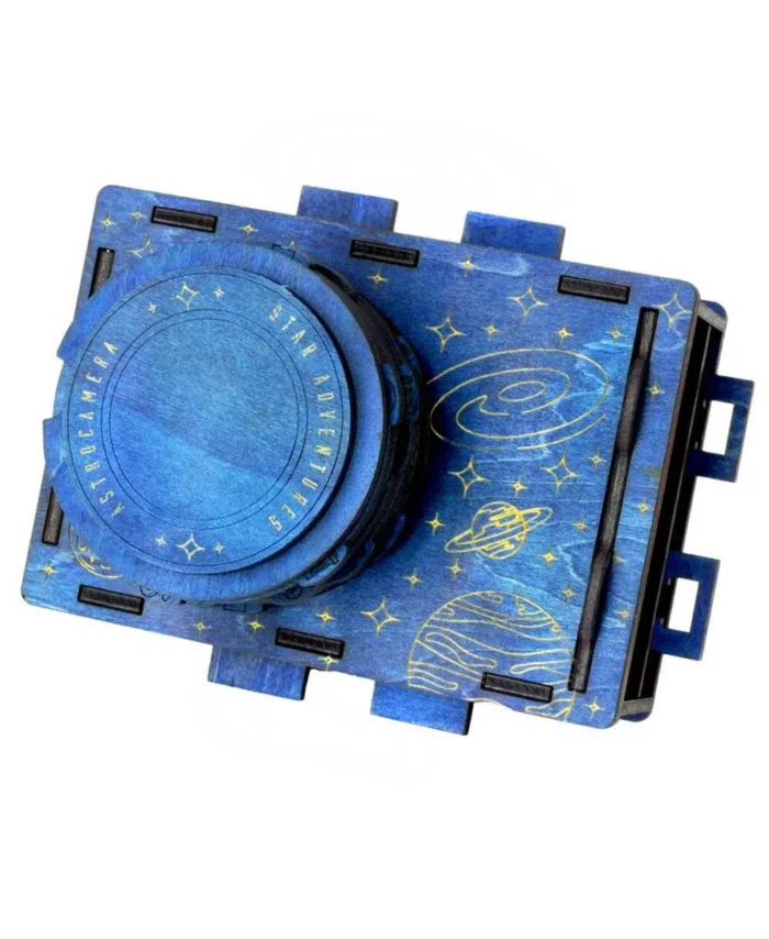 Astral Camera Wooden Puzzle Sculpture Decor