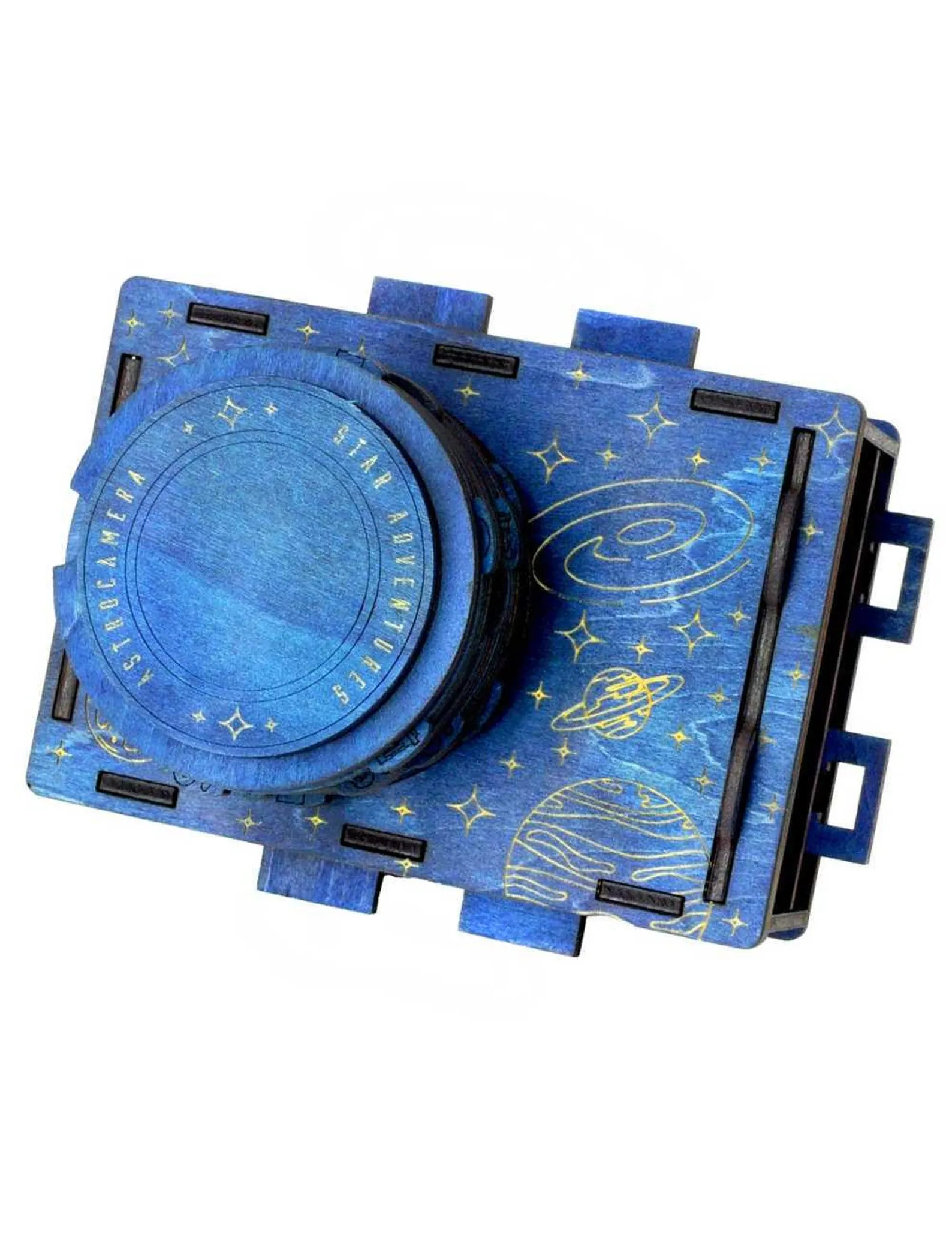 Astral Camera Wooden Puzzle Sculpture Decor