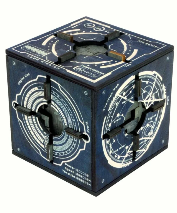 Vega Star Wooden Puzzle Box Table Display
