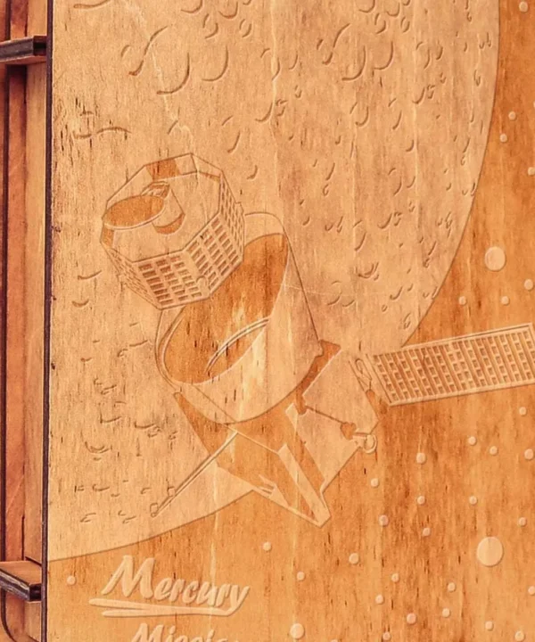 Mercury Orbit Wooden Puzzle Box Room Decor